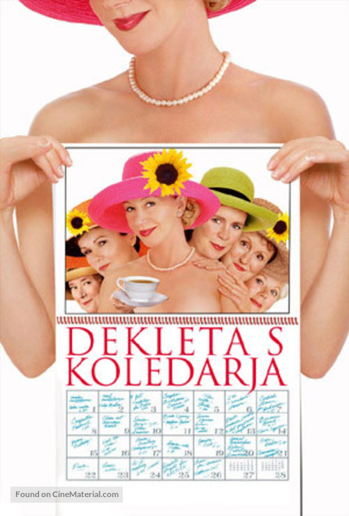 Calendar Girls - Slovenian Movie Poster