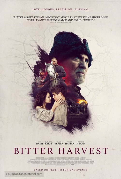 Bitter Harvest - British Movie Poster