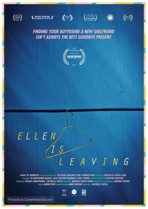 Ellen Is Leaving - New Zealand Movie Poster