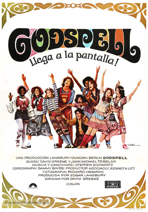 Godspell: A Musical Based on the Gospel According to St. Matthew - Spanish Movie Poster