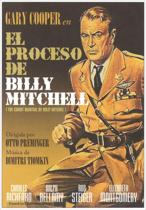 The Court-Martial of Billy Mitchell - Spanish Movie Poster