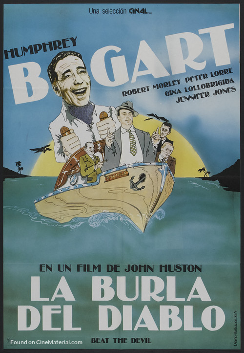 Beat the Devil - Spanish Movie Poster