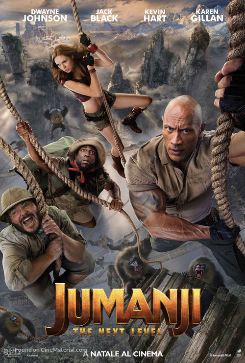 Jumanji: The Next Level - Italian Movie Poster