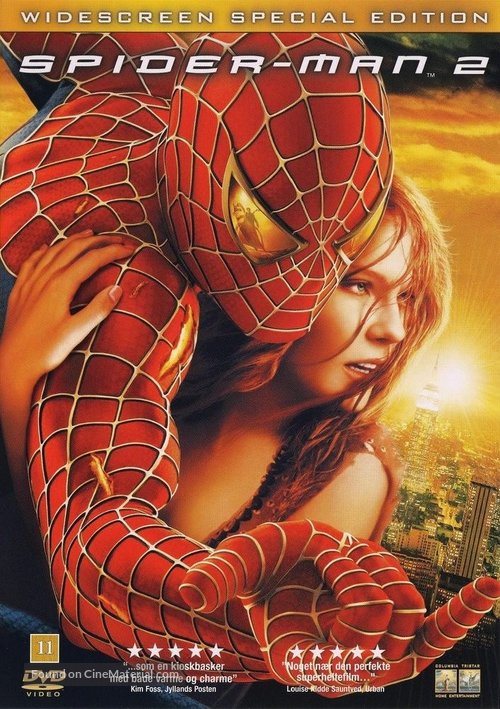 Spider-Man 2 - Danish DVD movie cover