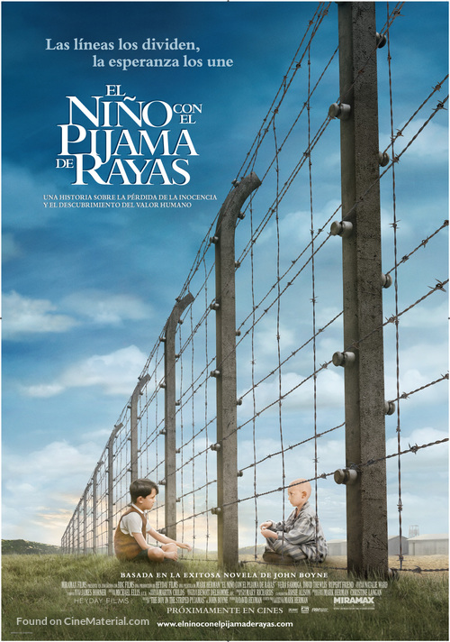 The Boy in the Striped Pyjamas - Argentinian Movie Poster