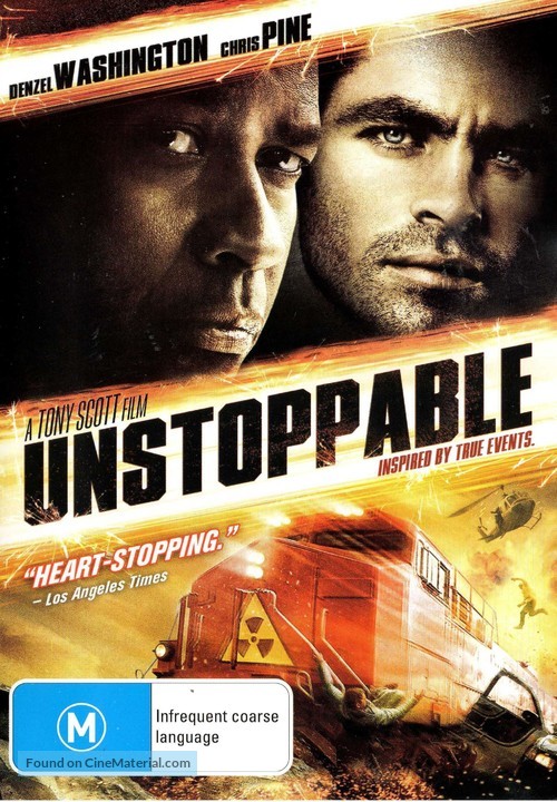 Unstoppable - Australian DVD movie cover