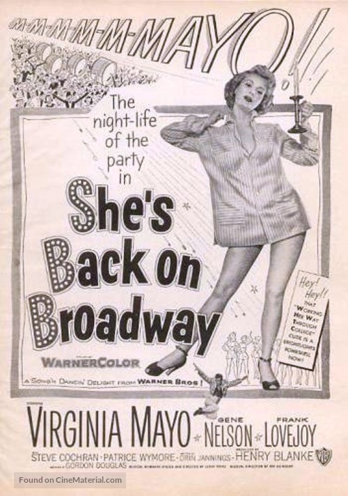 She&#039;s Back on Broadway - poster