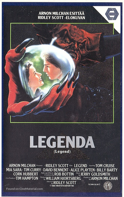 Legend - Finnish VHS movie cover