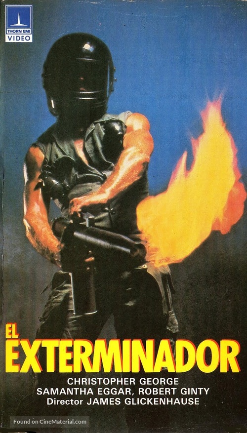 The Exterminator - Spanish VHS movie cover