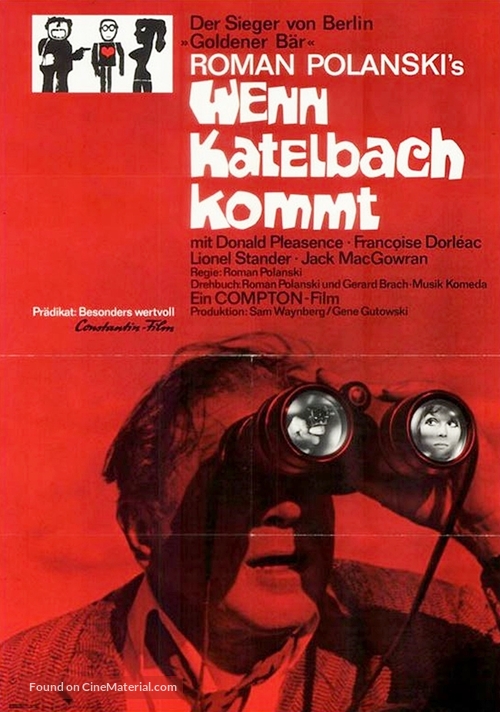 Cul-de-sac - German Movie Poster