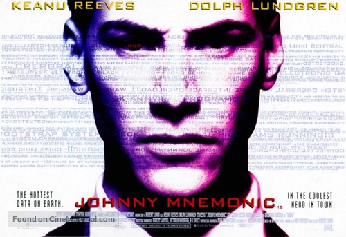 Johnny Mnemonic - British Movie Poster