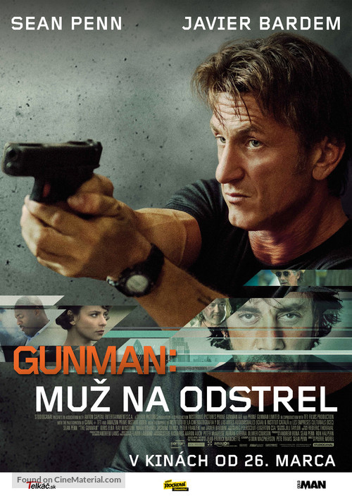 The Gunman - Slovak Movie Poster