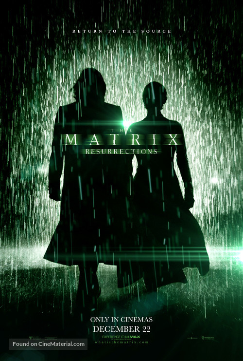 The Matrix Resurrections - Irish Movie Poster