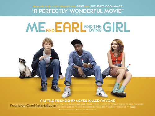 Me and Earl and the Dying Girl - British Movie Poster