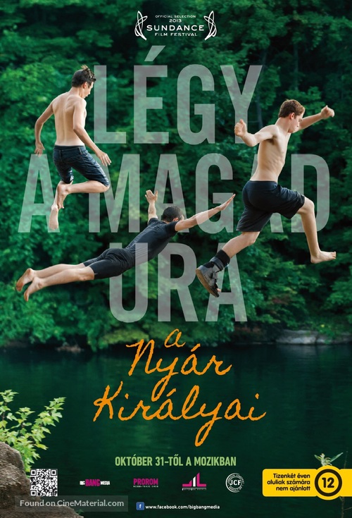 The Kings of Summer - Hungarian Movie Poster