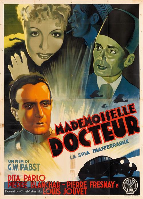 Mademoiselle Docteur - Italian Movie Poster