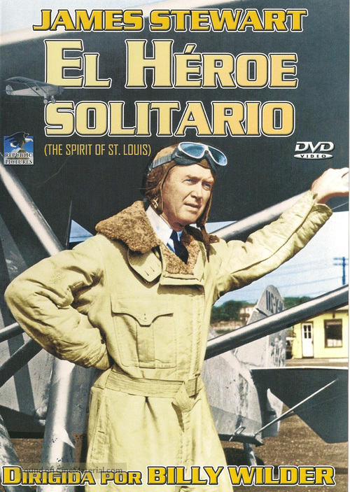 The Spirit of St. Louis - Spanish DVD movie cover