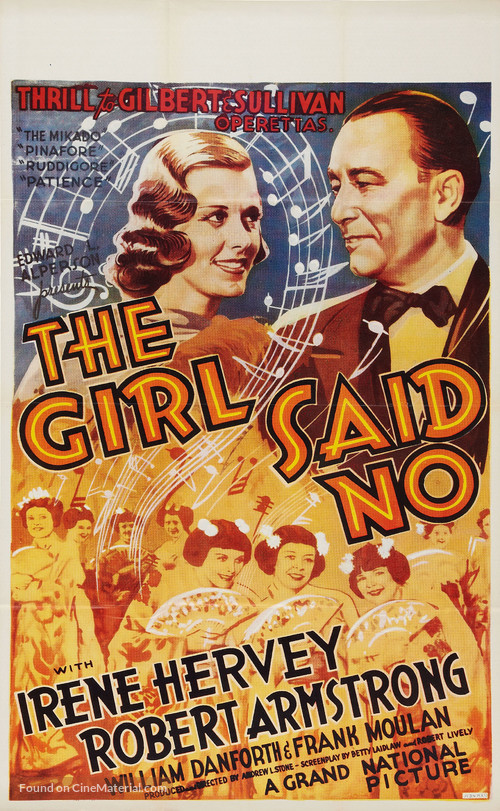 The Girl Said No - Movie Poster