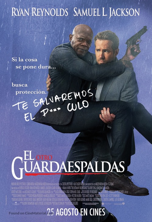 The Hitman&#039;s Bodyguard - Spanish Movie Poster