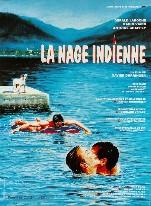 La nage indienne - French Movie Poster