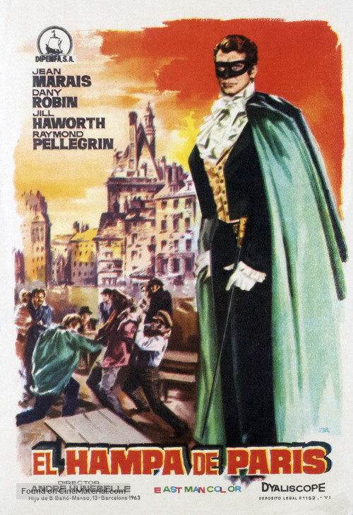 Myst&egrave;res de Paris, Les - Spanish Movie Poster