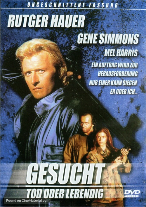 Wanted Dead Or Alive - German DVD movie cover