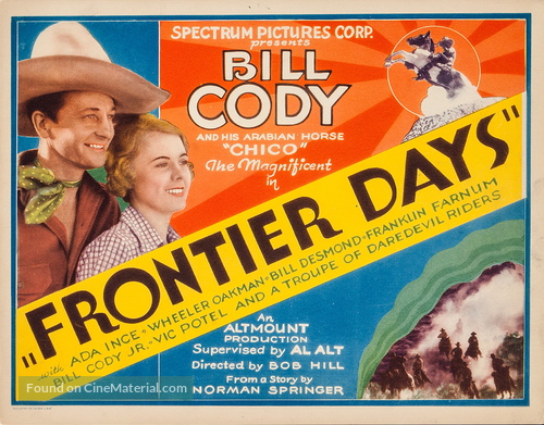 Frontier Days - Movie Poster