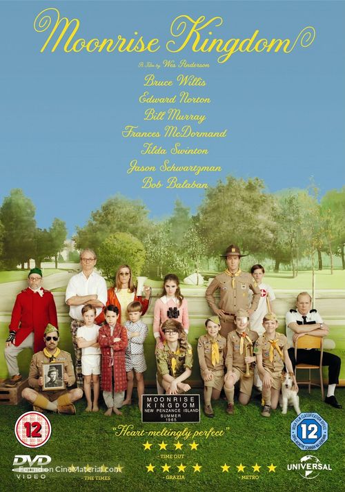 Moonrise Kingdom - British DVD movie cover