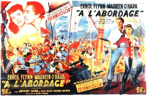 Against All Flags - French Movie Poster