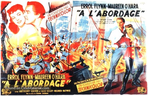 Against All Flags - French Movie Poster