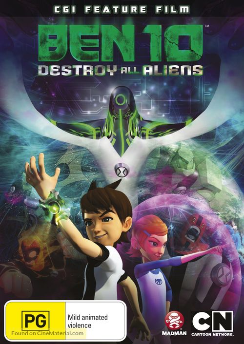Ben 10 Destroy All Aliens - DVD movie cover