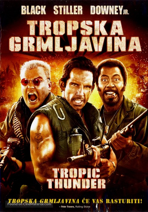 Tropic Thunder - Croatian Movie Cover