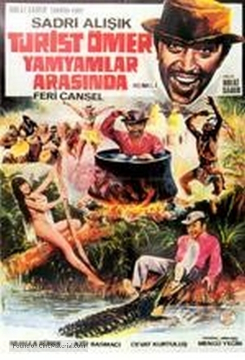 Turist &Ouml;mer yamyamlar arasinda - Turkish Movie Poster