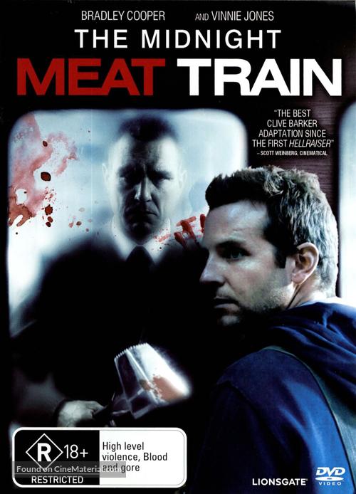 The Midnight Meat Train - Australian DVD movie cover
