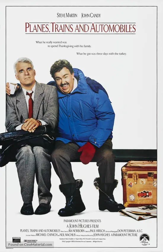 Planes, Trains and Automobiles - Movie Poster
