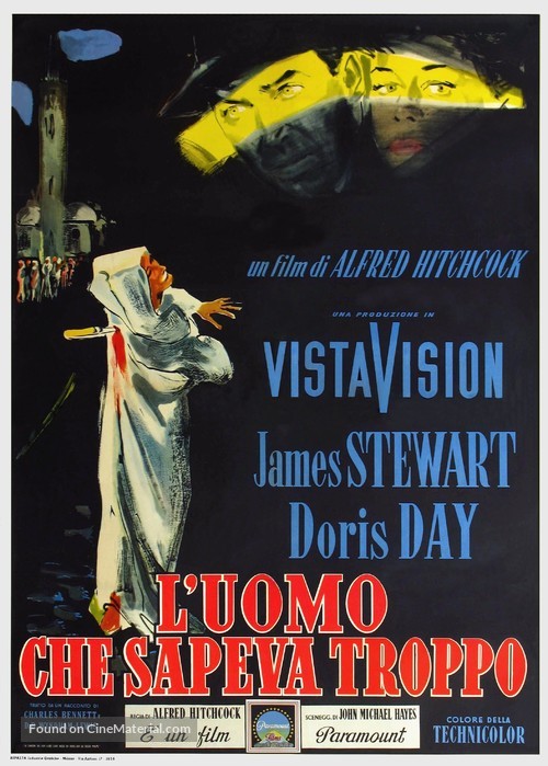The Man Who Knew Too Much - Italian Movie Poster