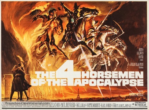 The Four Horsemen of the Apocalypse - British Movie Poster