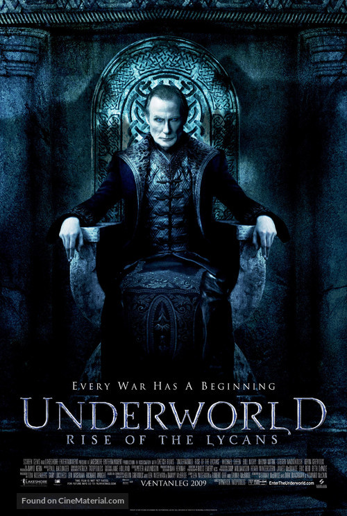 Underworld: Rise of the Lycans - Icelandic Movie Poster