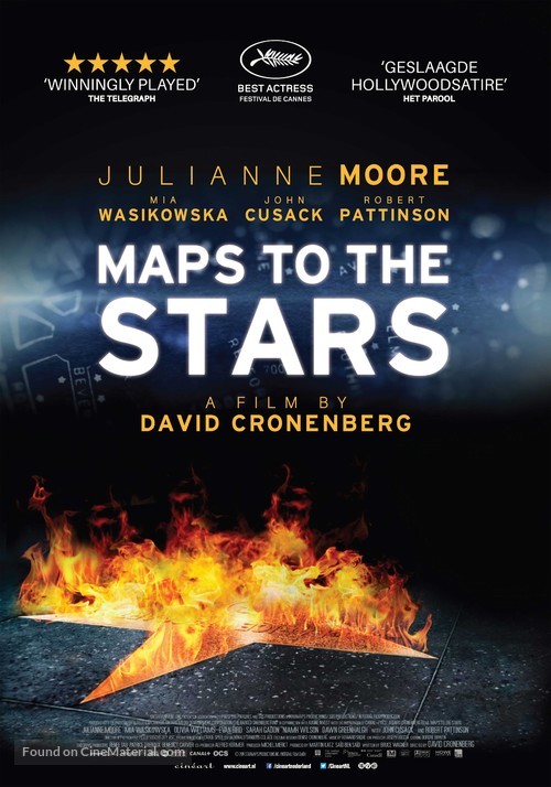 Maps to the Stars - Dutch Movie Poster