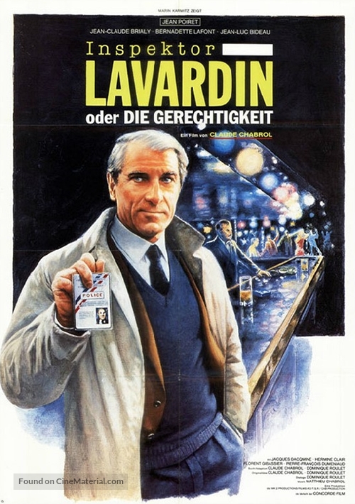 Inspecteur Lavardin - German Movie Poster