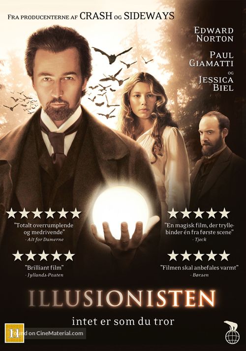 The Illusionist - Danish DVD movie cover