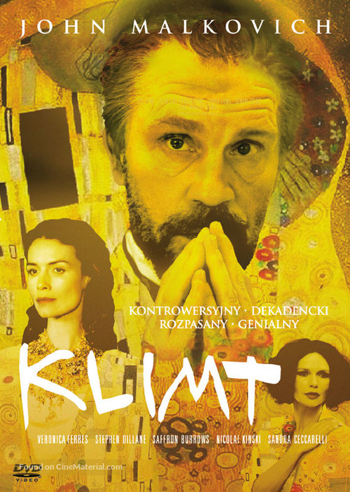 Klimt - Polish DVD movie cover