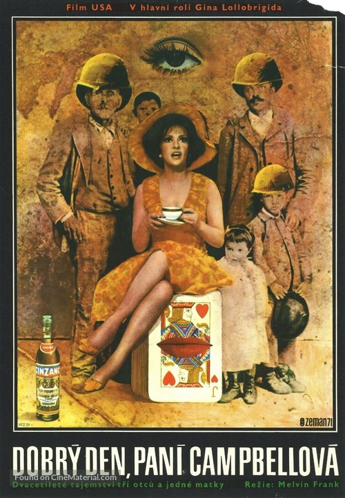 Buona Sera, Mrs. Campbell - Czech Movie Poster