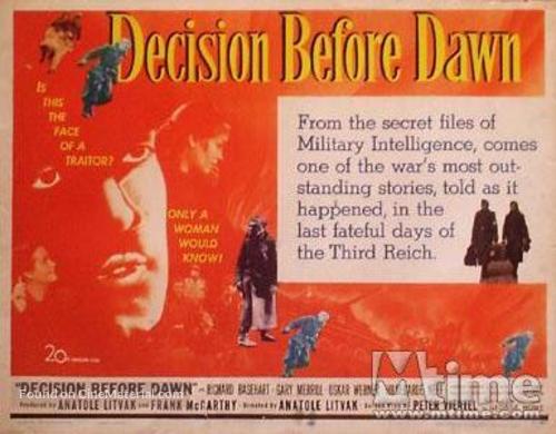 Decision Before Dawn - Movie Poster