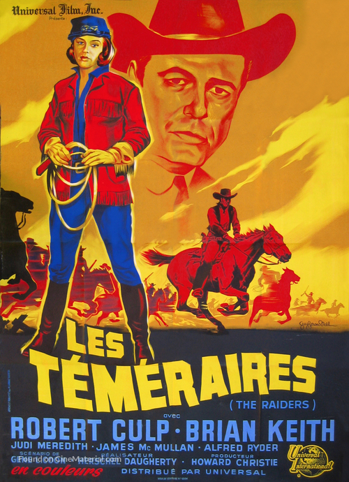 The Raiders - French Movie Poster