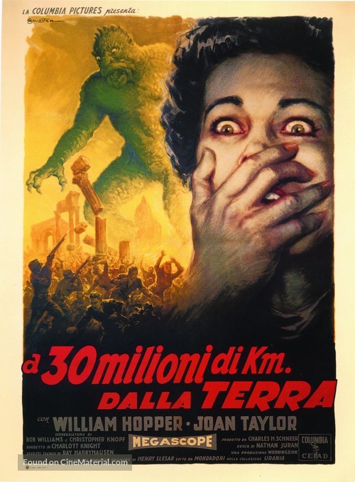 20 Million Miles to Earth - Italian Movie Poster