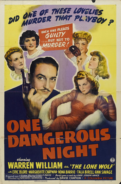One Dangerous Night - Movie Poster