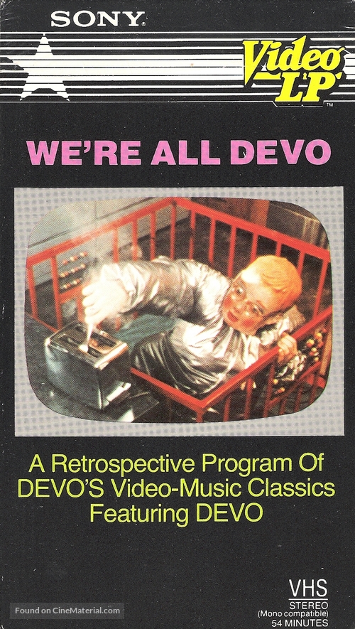 We&#039;re All Devo - VHS movie cover