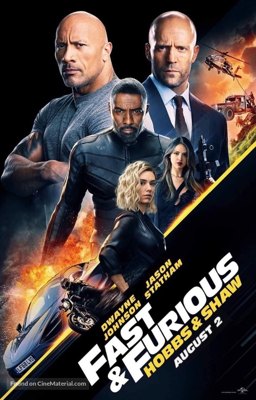 Fast &amp; Furious Presents: Hobbs &amp; Shaw - Indian Movie Poster