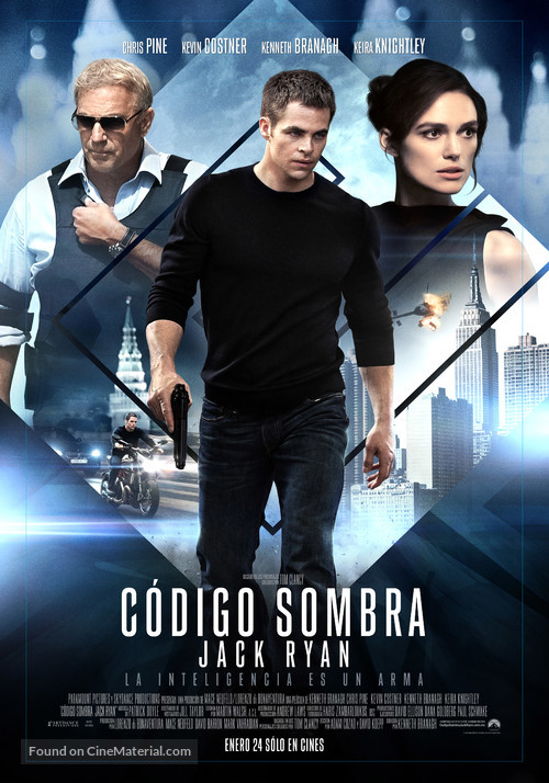 Jack Ryan: Shadow Recruit - Colombian Movie Poster